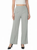 Drape Stretchable Wide Leg Pants