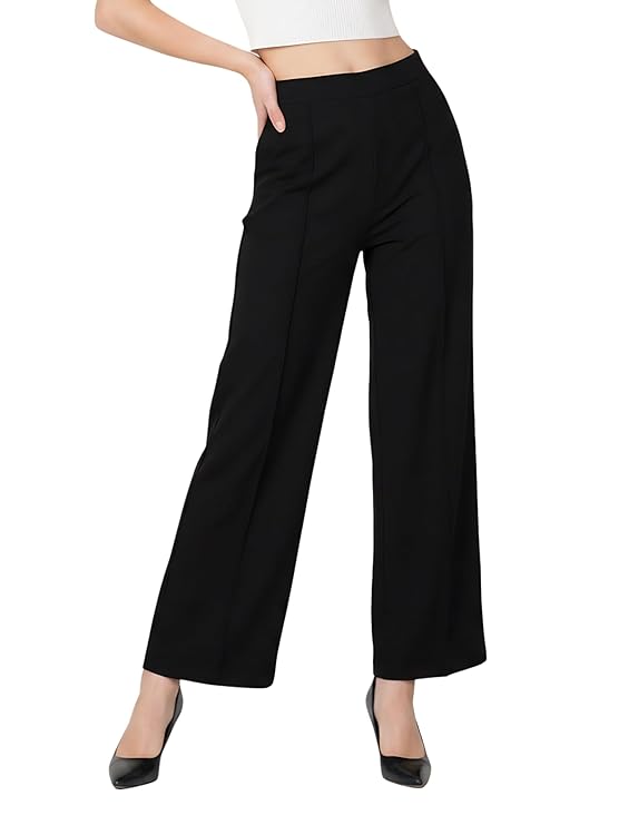 Women's Wide-Leg Trouser | Cotton Pants