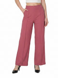 Drape Stretchable Wide Leg Pants