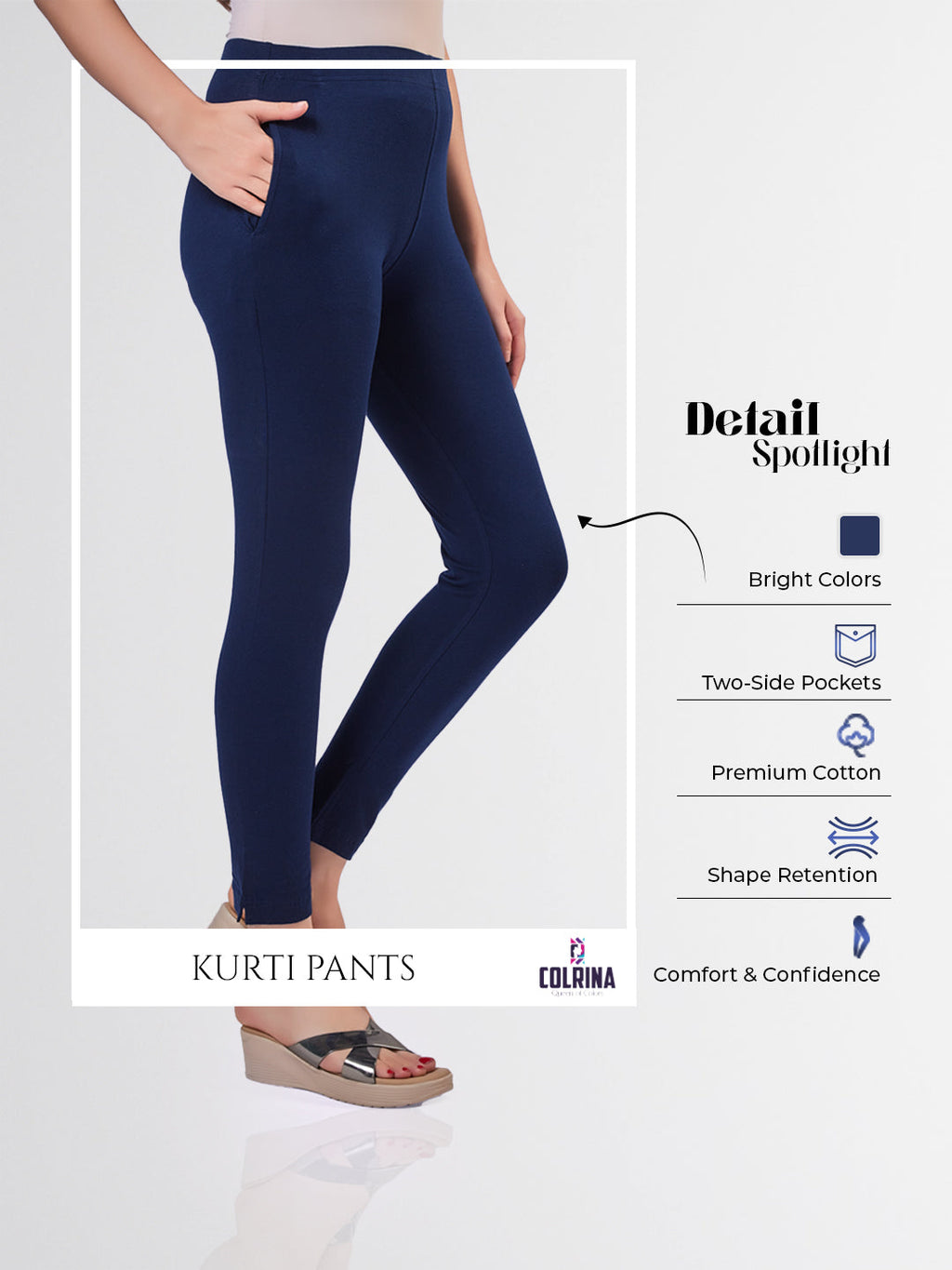 Ease Cotton Kurti Pants
