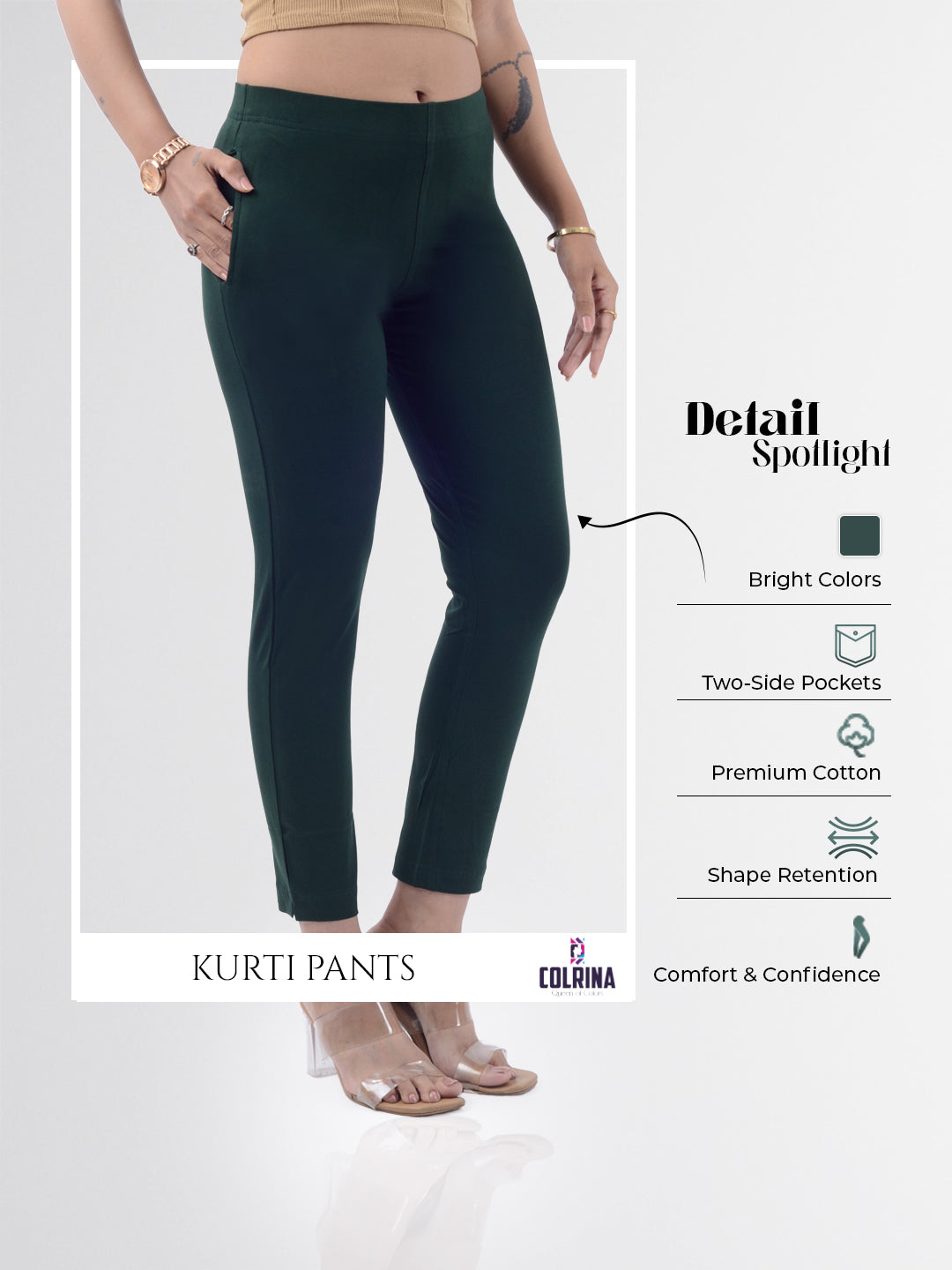 Ease Cotton Kurti Pants