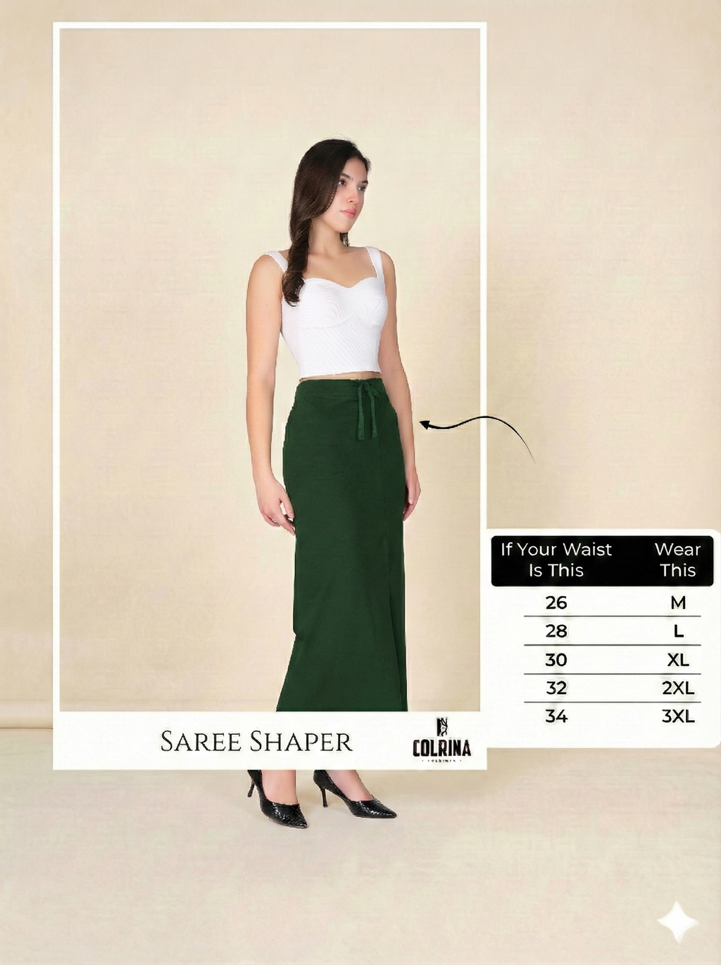 Curve Stretchable Saree Shaper