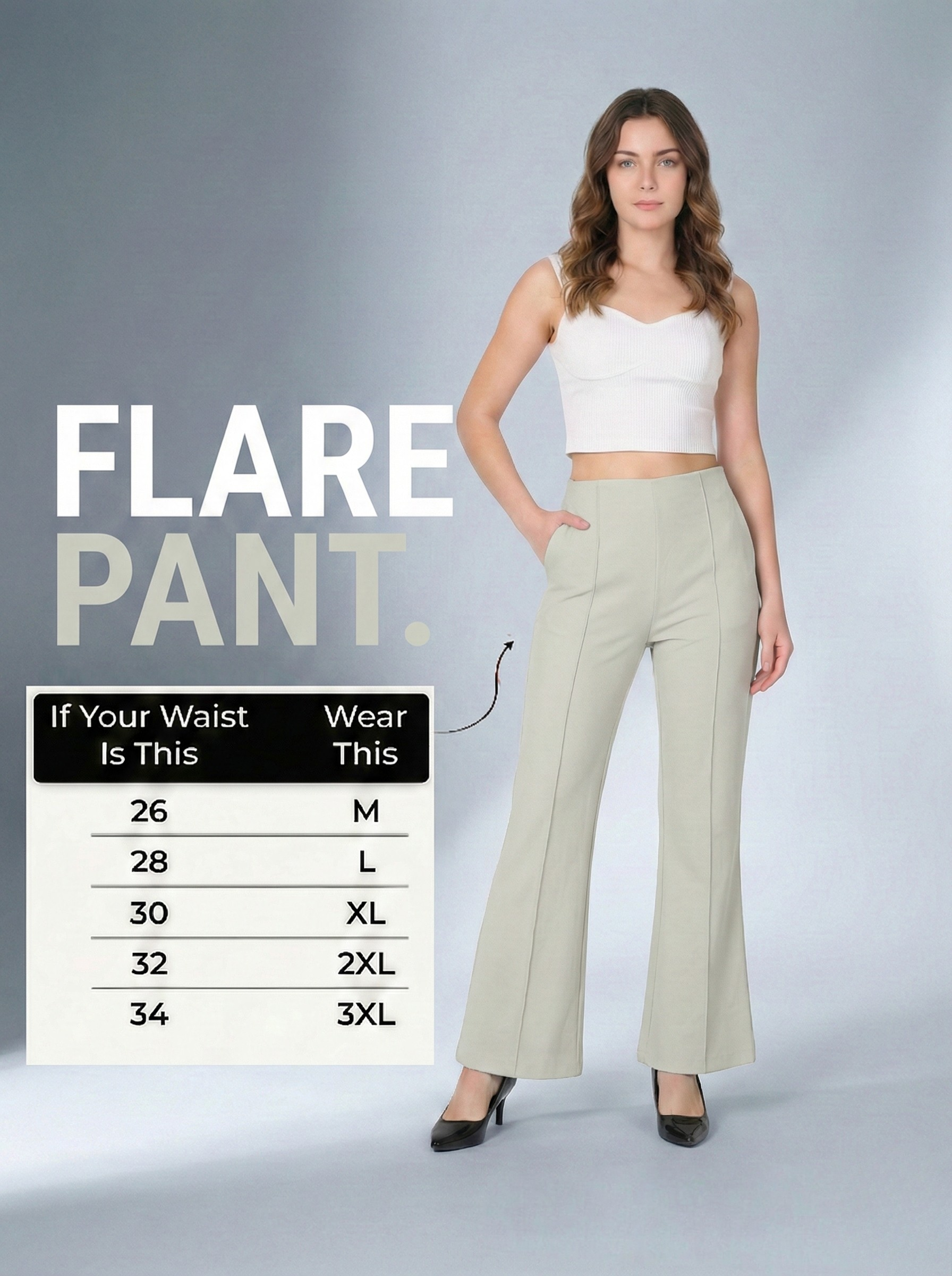 Flow Stretchable Flared Pants