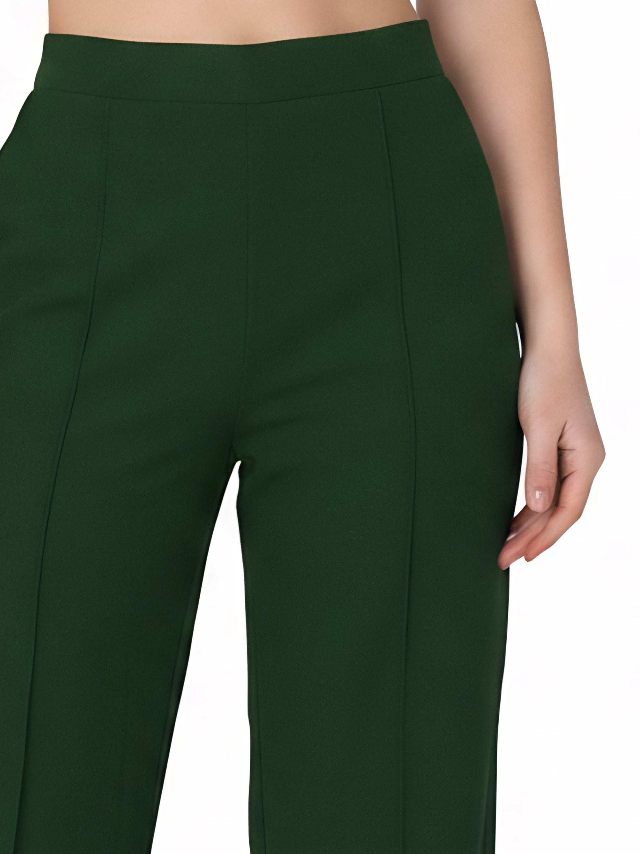 Drape Stretchable Wide Leg Pants