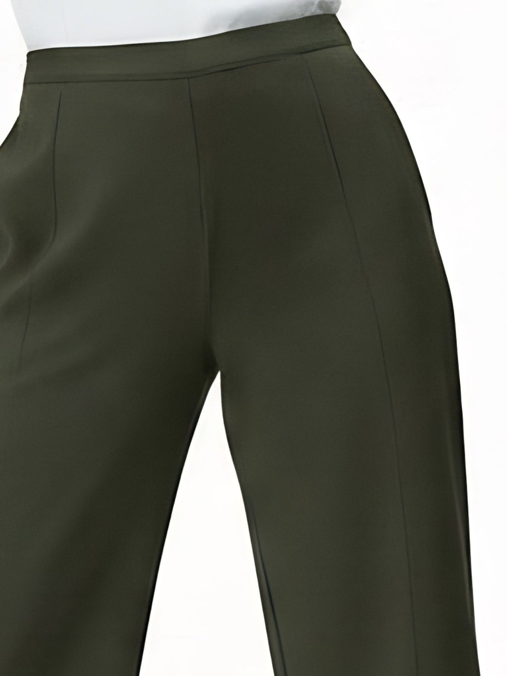 Drape Stretchable Wide Leg Pants