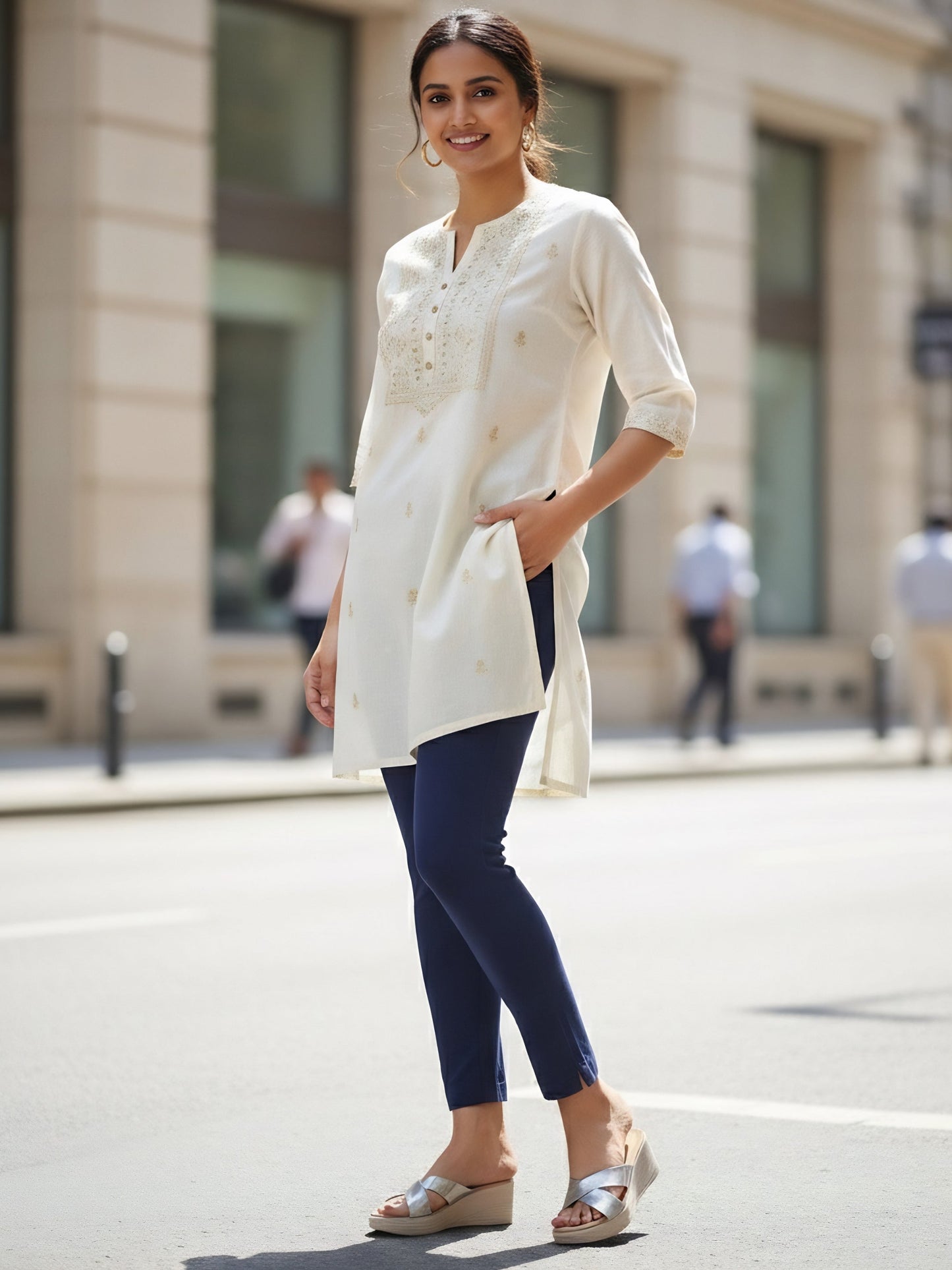 Ease Cotton Kurti Pants