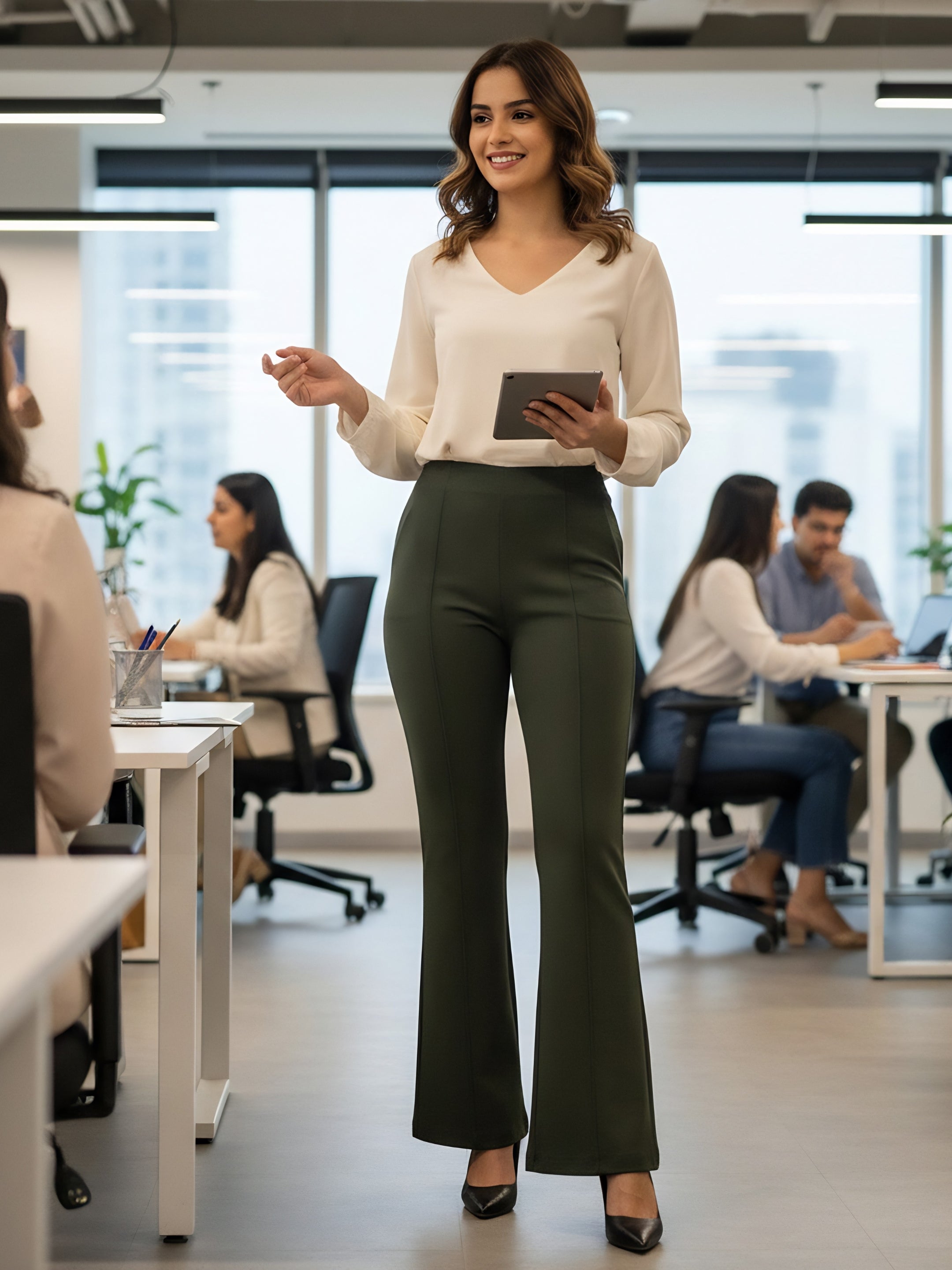 Flow Stretchable Flared Pants