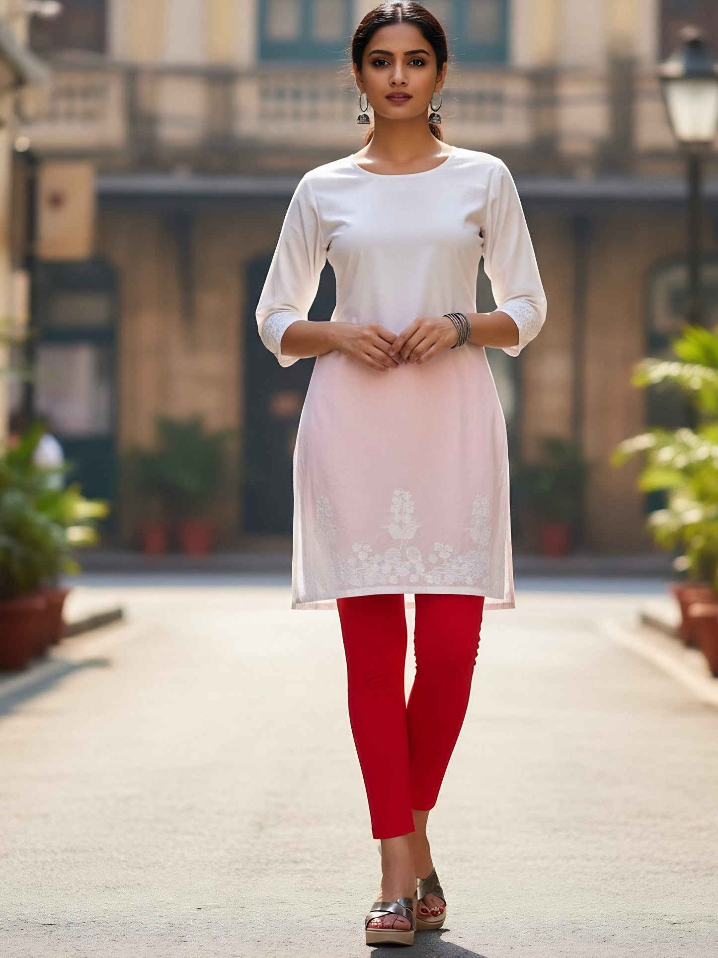 Ease Cotton Kurti Pants