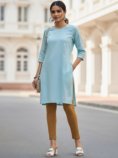 Ease Cotton Kurti Pants