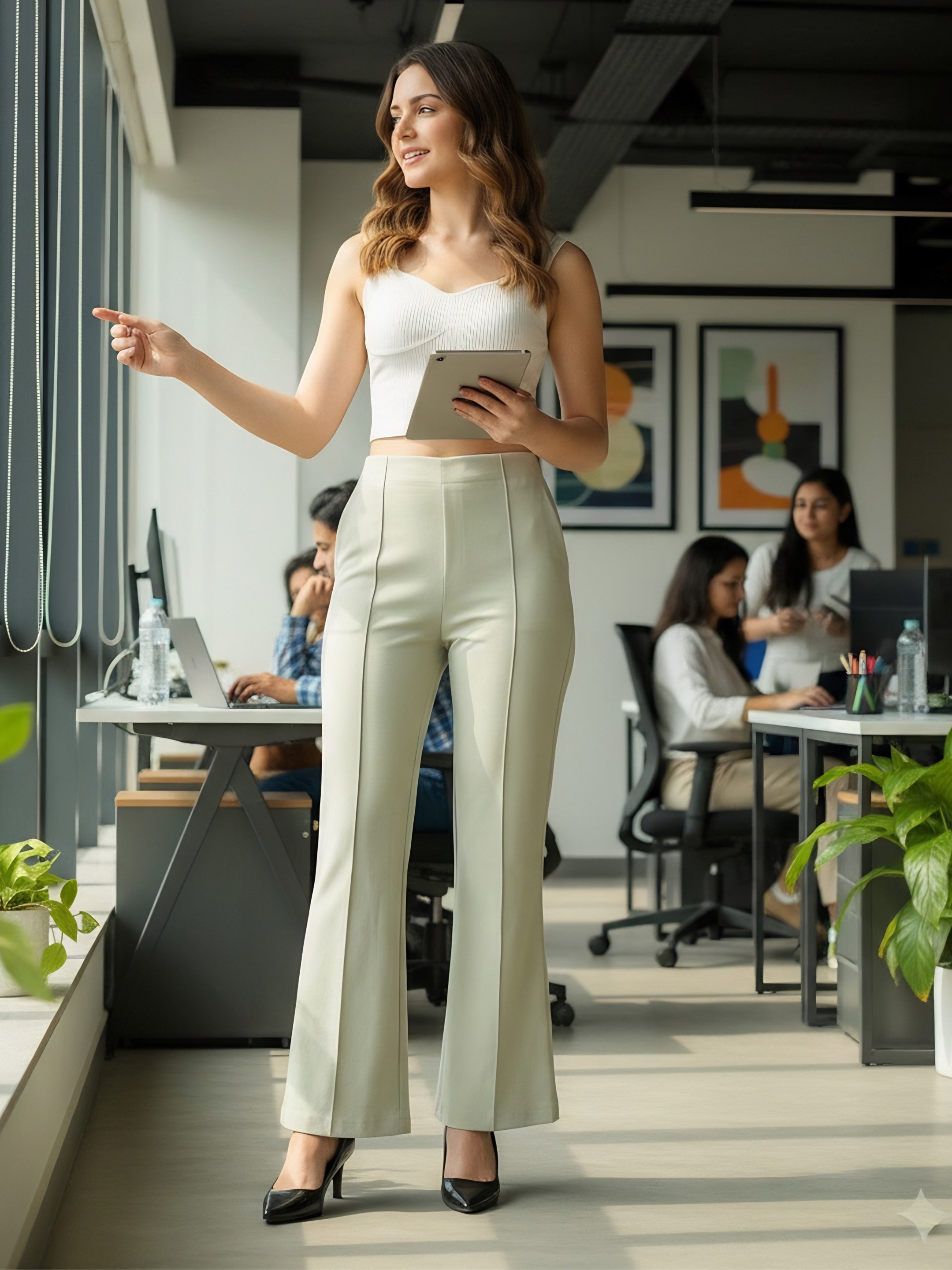 Flow Stretchable Flared Pants