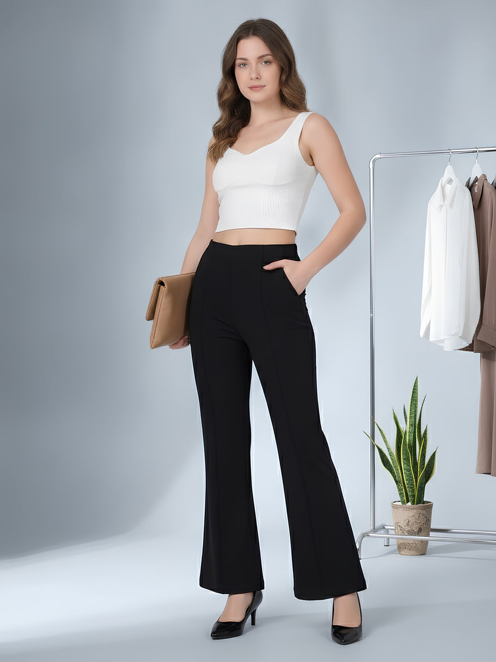 Flow Stretchable Flared Pants