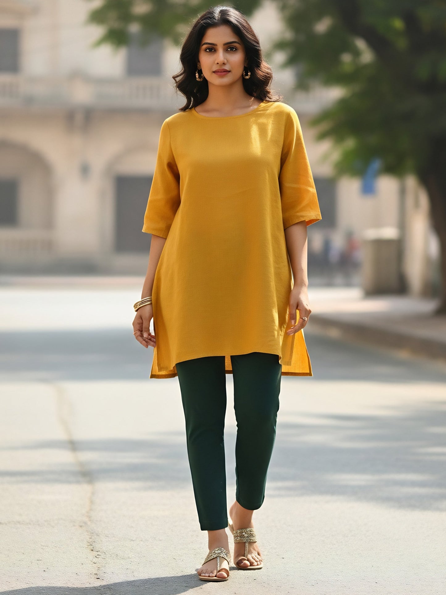 Ease Cotton Kurti Pants