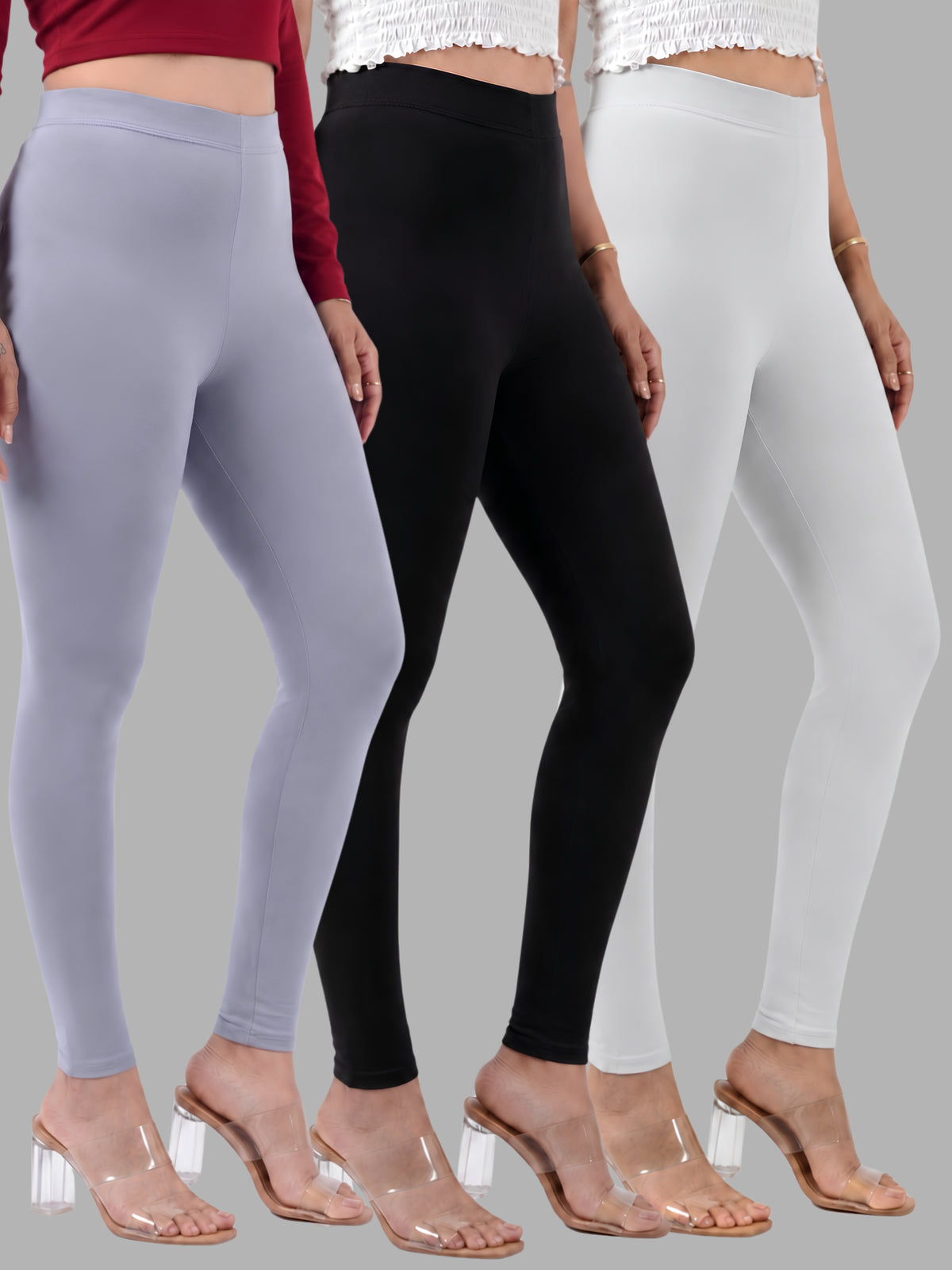 Glide-Ankle-Length-Pack-of-3-Leggings