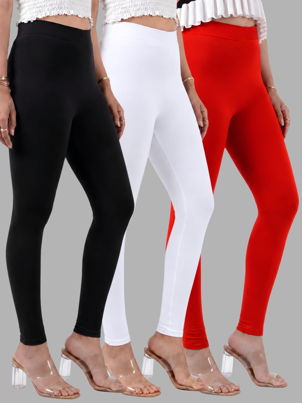 Glide-Ankle-Length-Pack-of-3-Leggings