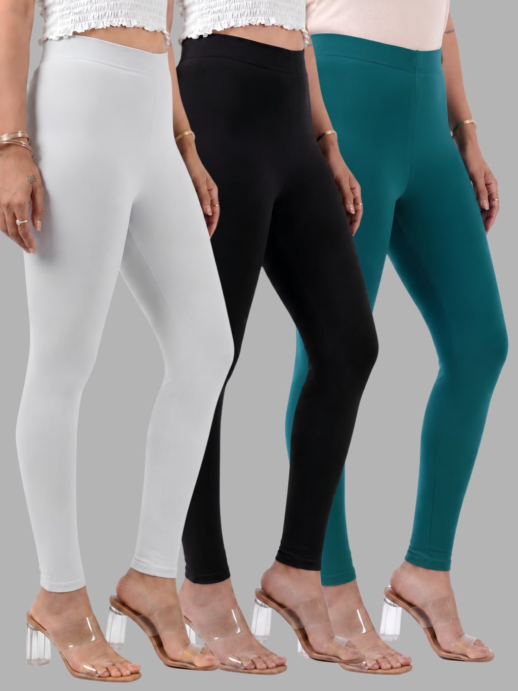 Glide-Ankle-Length-Pack-of-3-Leggings