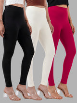 Black-,-Pale Silver-,-Rani Pink