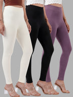 Glide-Ankle-Length-Pack-of-3-Leggings