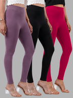 Glide-Ankle-Length-Pack-of-3-Leggings