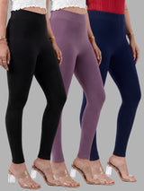 Black-,-Plum Purple-,-Dark Navy