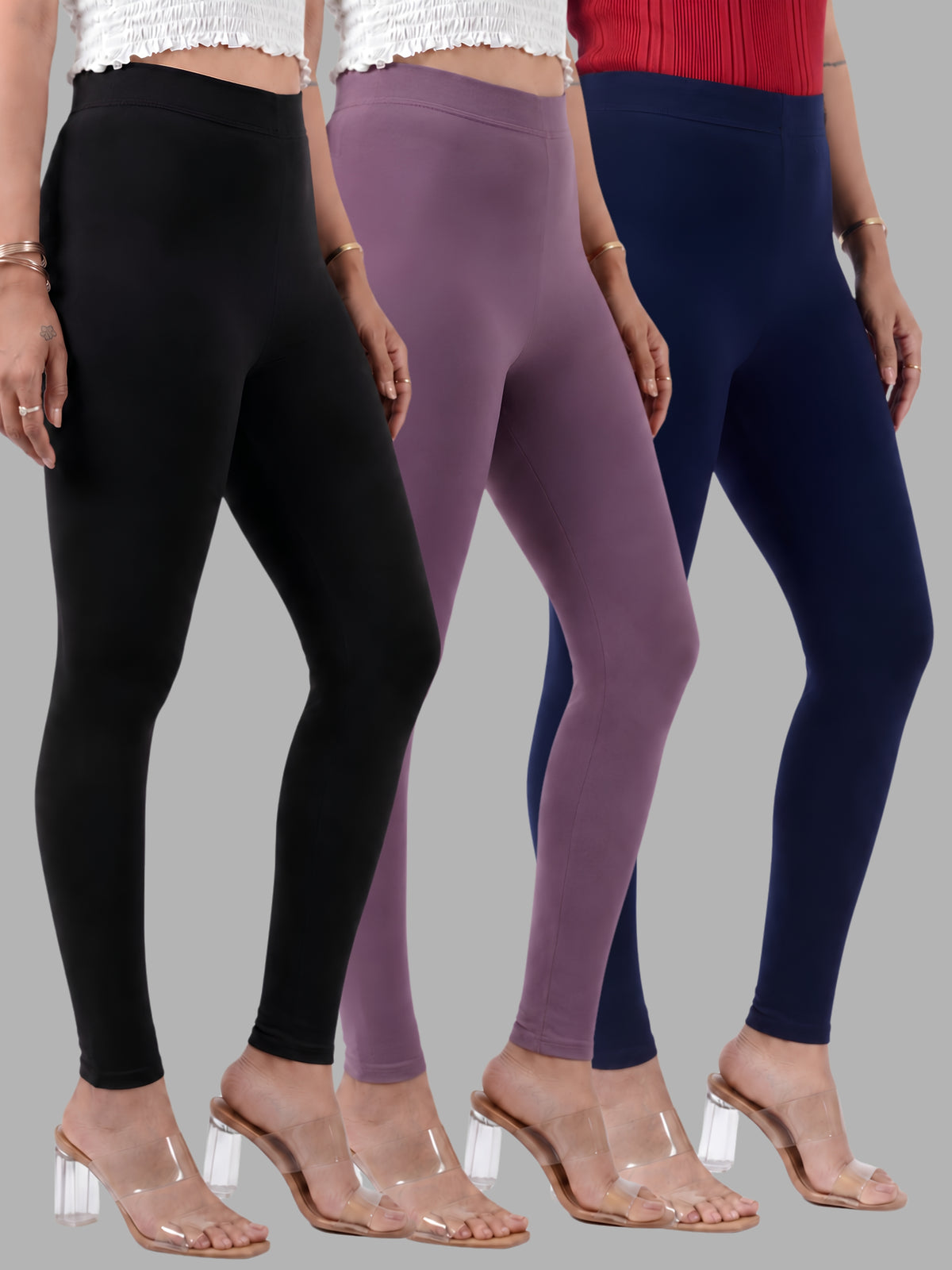 Glide-Ankle-Length-Pack-of-3-Leggings